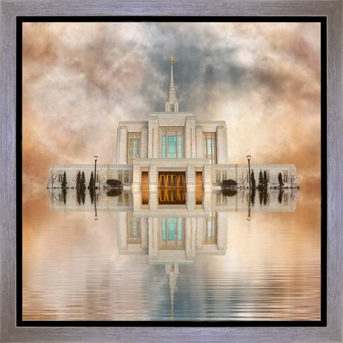 Millennial Reflection Ogden Temple Gallery Wrap