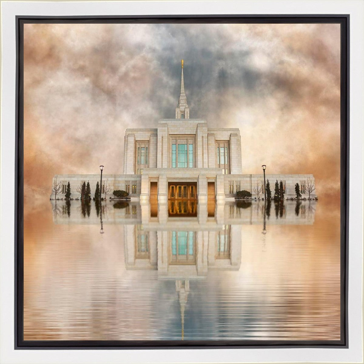 Millennial Reflection Ogden Temple Gallery Wrap