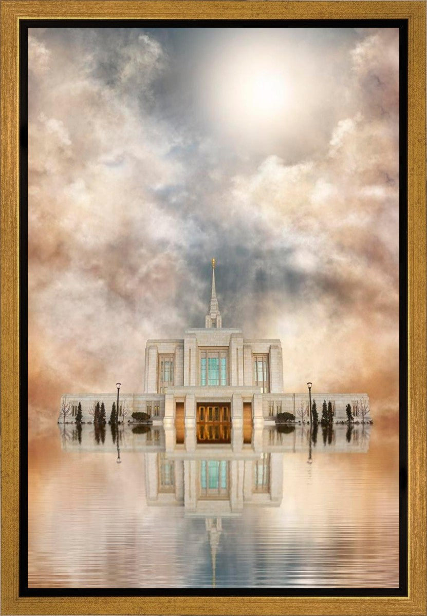 Millennial Reflection Ogden Temple Gallery Wrap