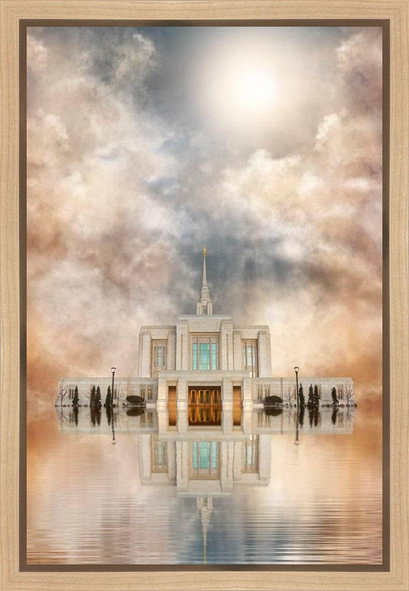 Millennial Reflection Ogden Temple Gallery Wrap