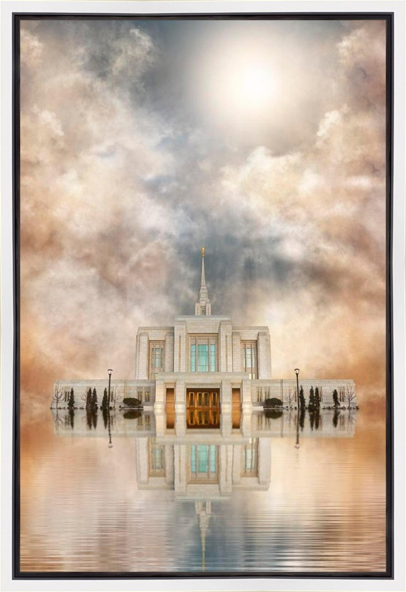 Millennial Reflection Ogden Temple Gallery Wrap
