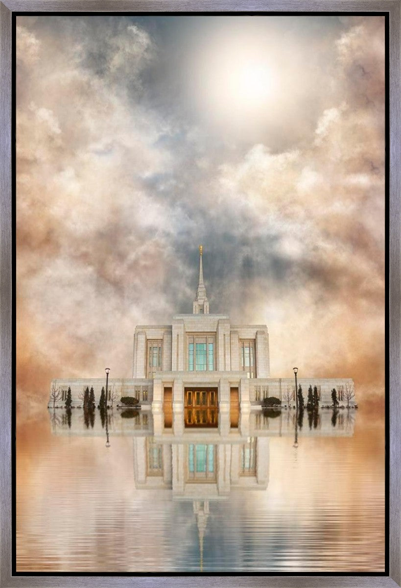 Millennial Reflection Ogden Temple Gallery Wrap