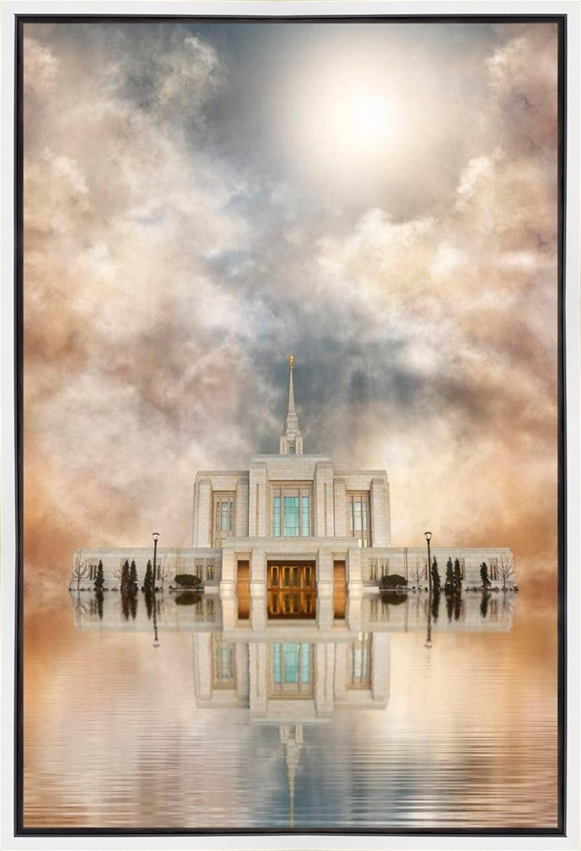 Millennial Reflection Ogden Temple Gallery Wrap