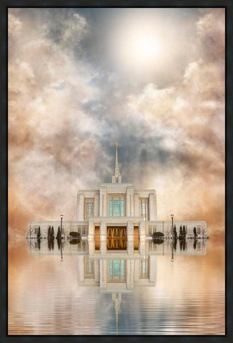 Millennial Reflection Ogden Temple Gallery Wrap