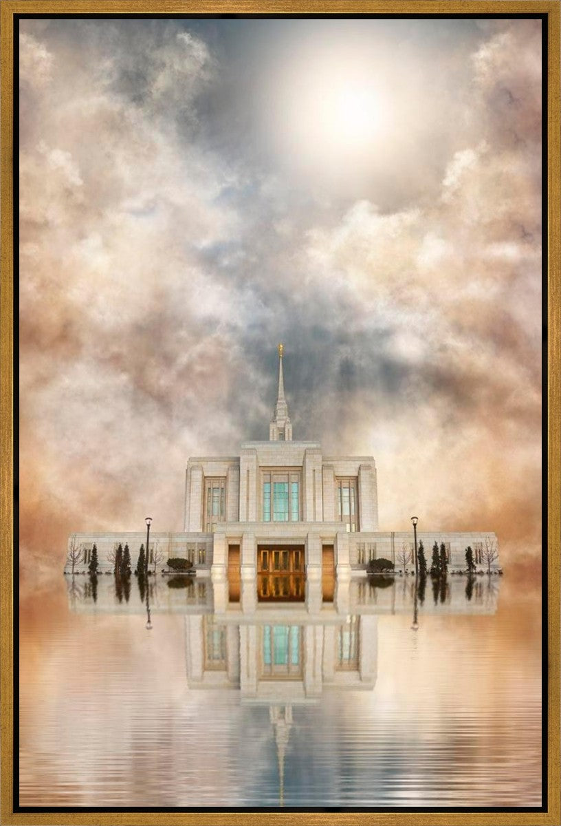 Millennial Reflection Ogden Temple Gallery Wrap