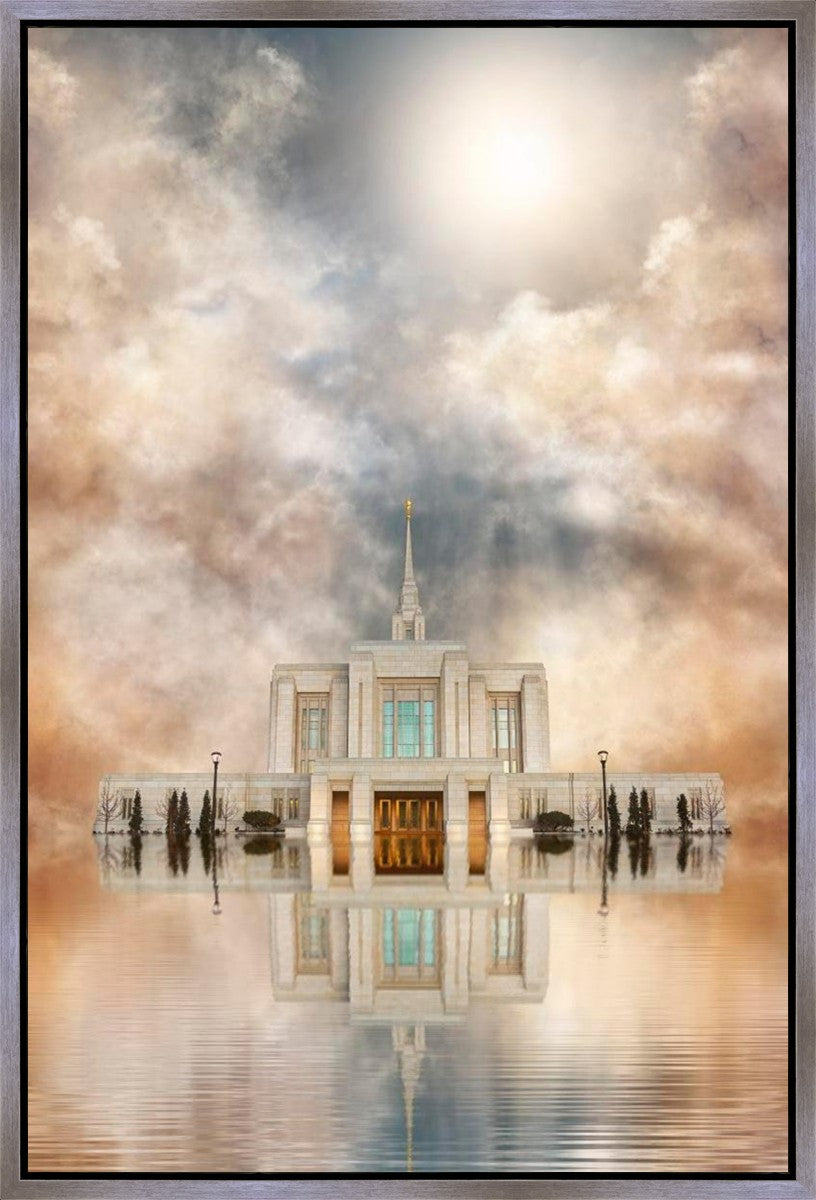 Millennial Reflection Ogden Temple Gallery Wrap
