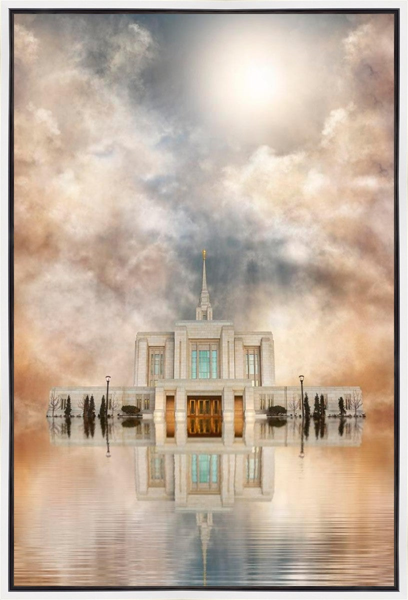 Millennial Reflection Ogden Temple Gallery Wrap