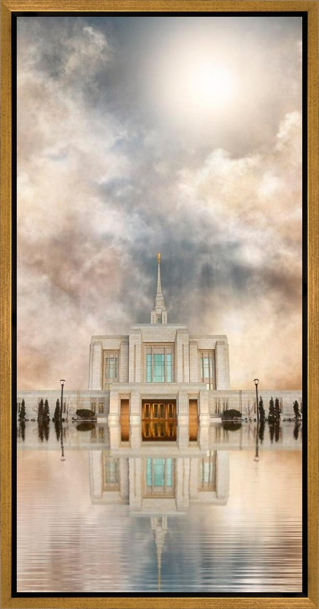 Millennial Reflection Ogden Temple Gallery Wrap