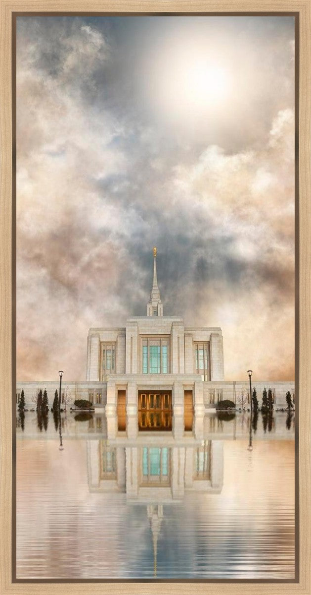 Millennial Reflection Ogden Temple Gallery Wrap
