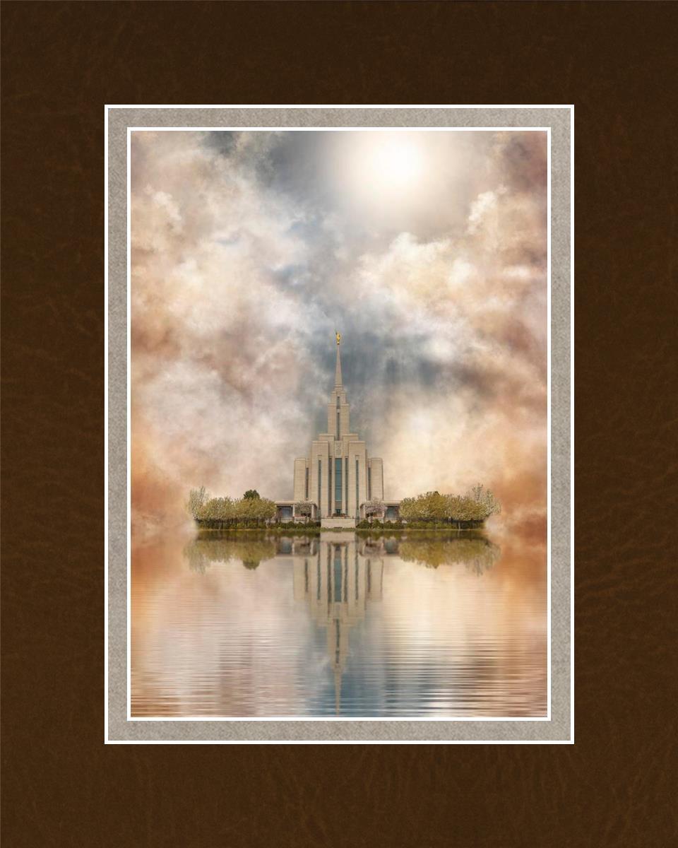 Millennial Reflection Oquirrh Mountain Temple