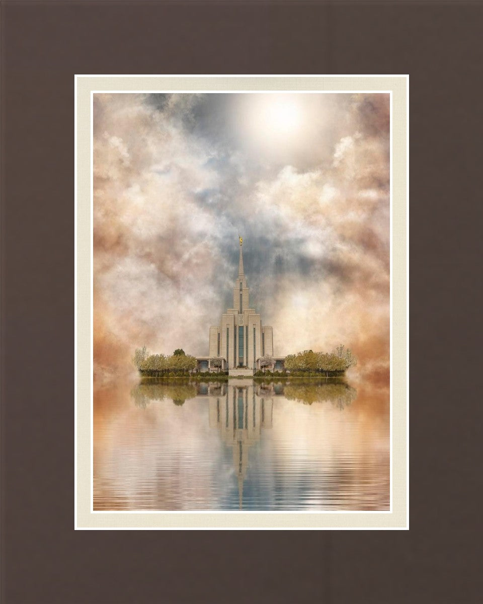 Millennial Reflection Oquirrh Mountain Temple
