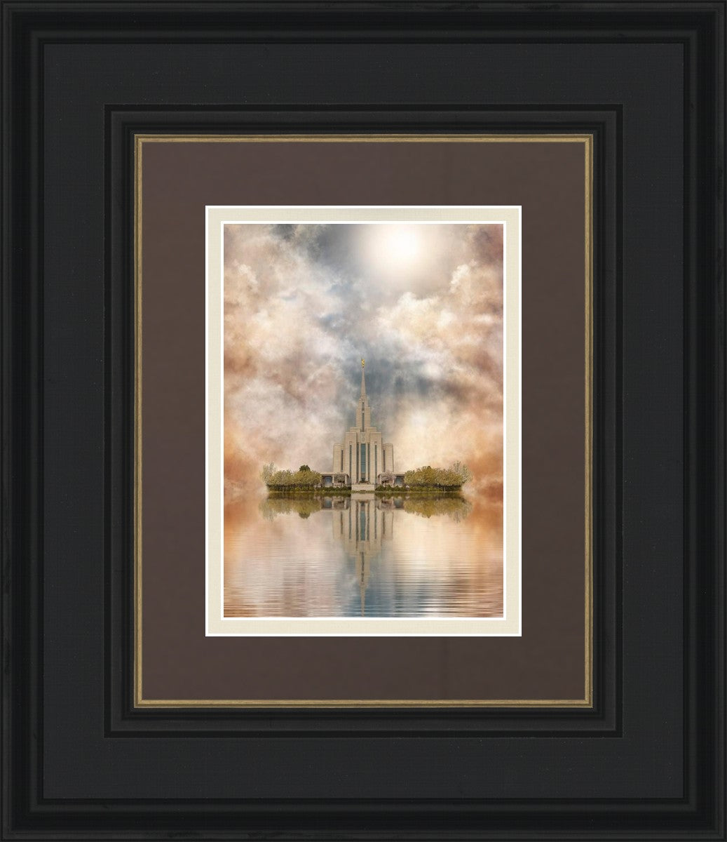 Millennial Reflection Oquirrh Mountain Temple