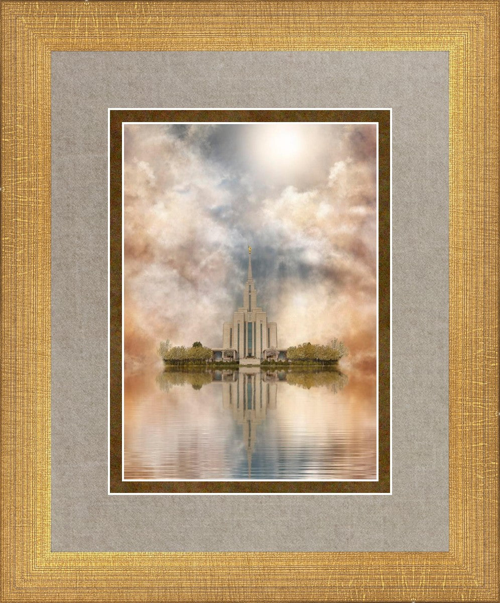Millennial Reflection Oquirrh Mountain Temple