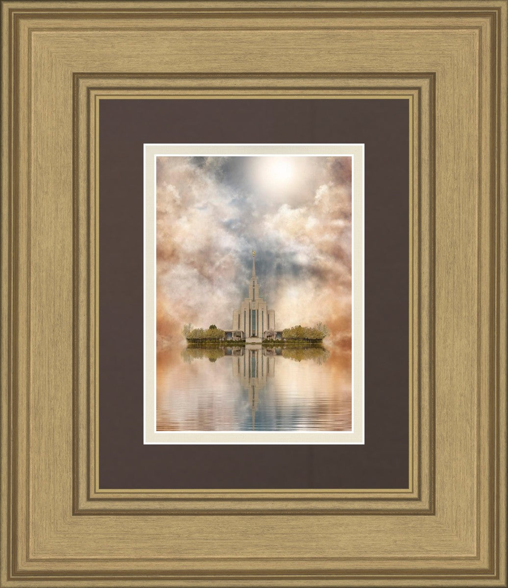 Millennial Reflection Oquirrh Mountain Temple