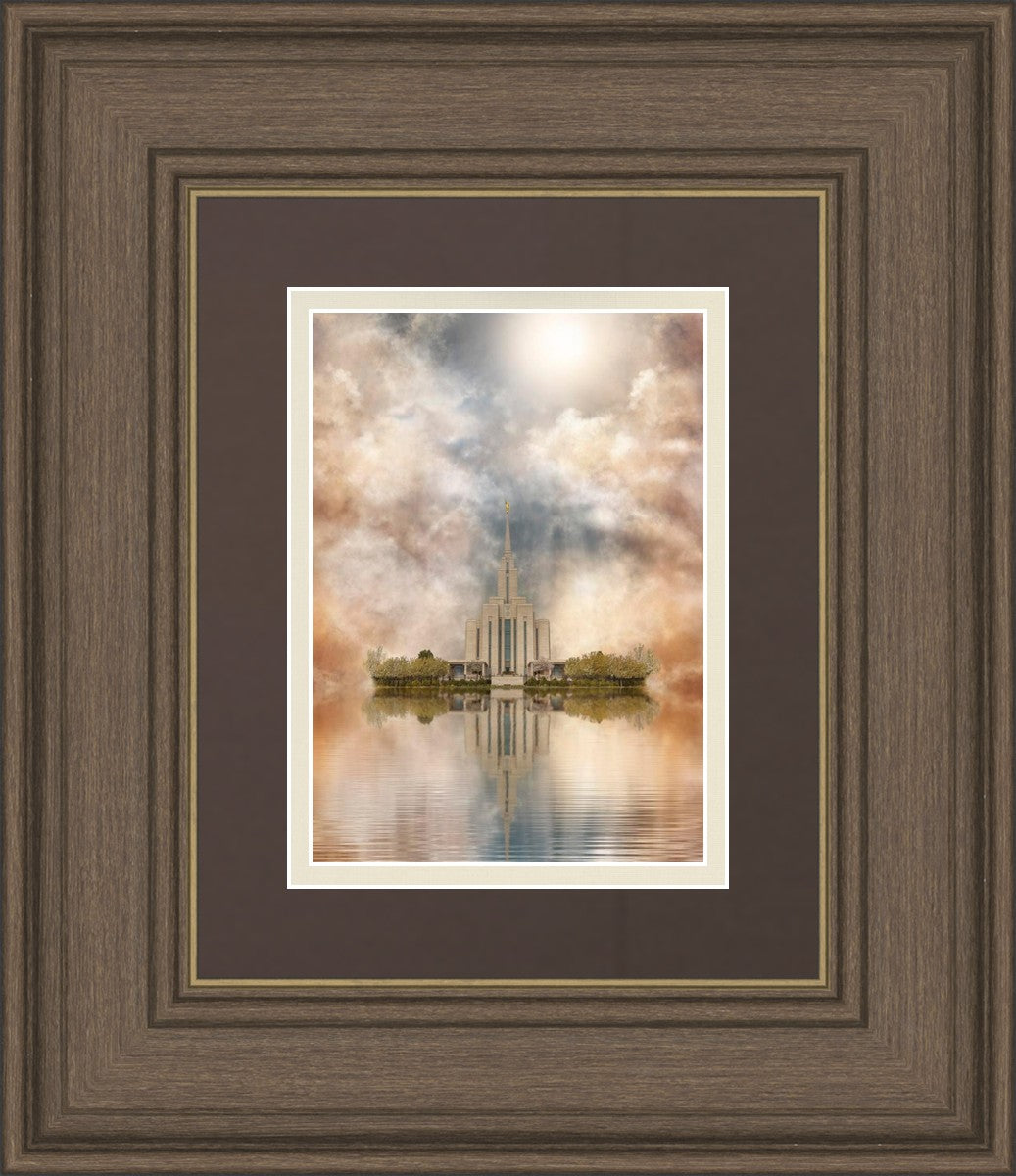 Millennial Reflection Oquirrh Mountain Temple