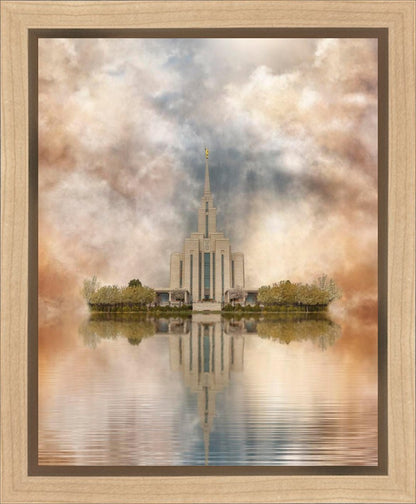 Millennial Reflection Oquirrh Mountain Temple