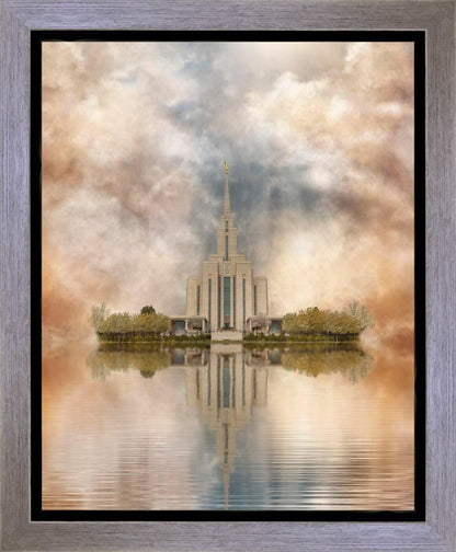 Millennial Reflection Oquirrh Mountain Temple