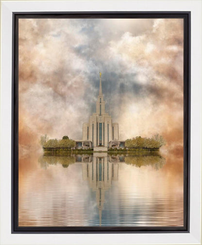Millennial Reflection Oquirrh Mountain Temple