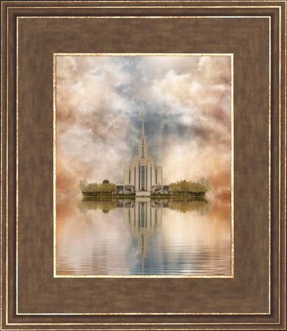 Millennial Reflection Oquirrh Mountain Temple