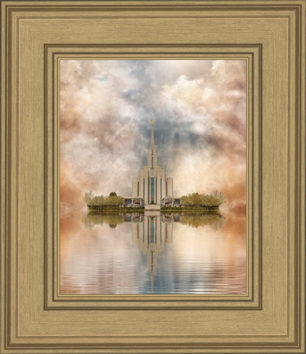 Millennial Reflection Oquirrh Mountain Temple
