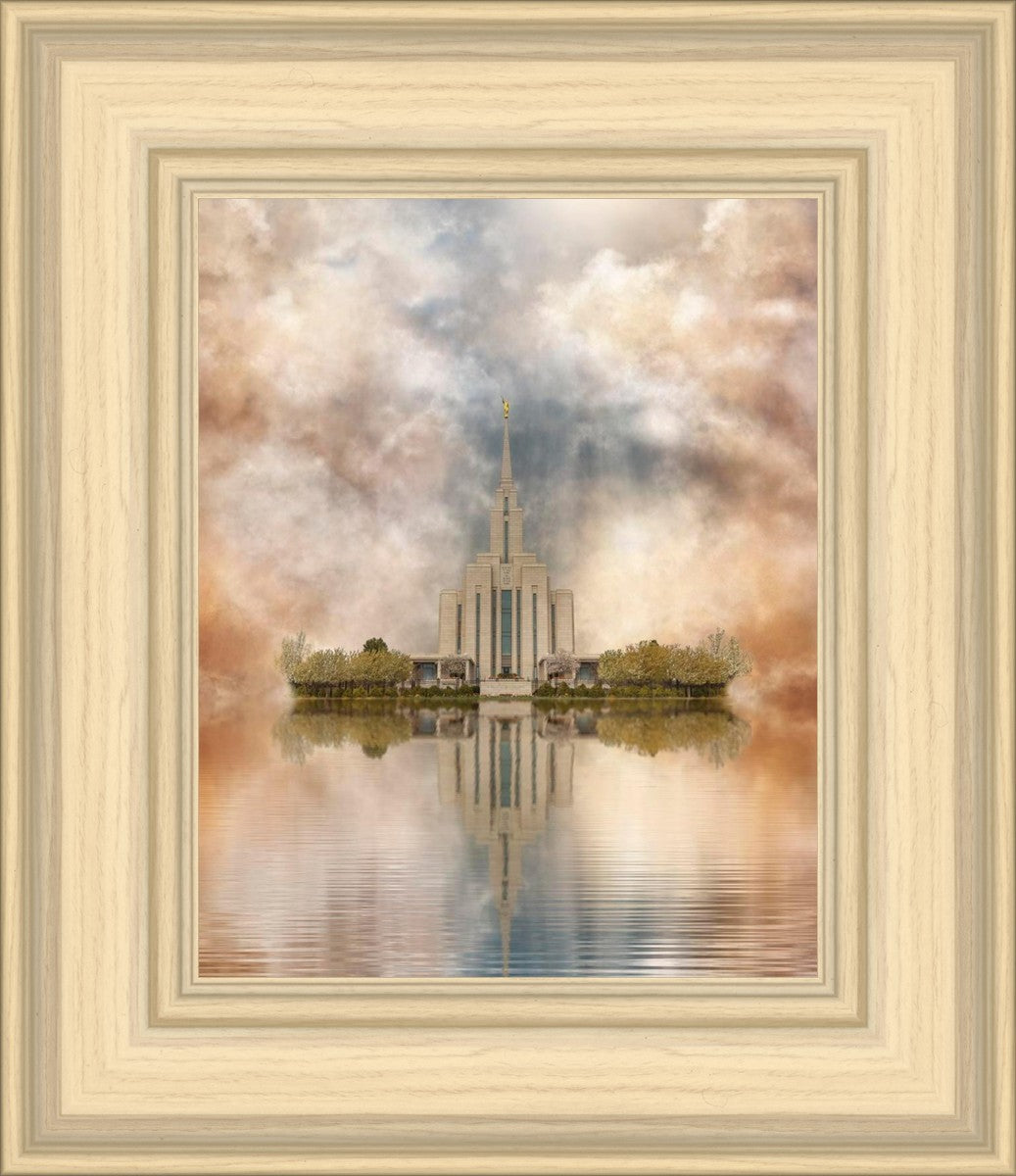 Millennial Reflection Oquirrh Mountain Temple