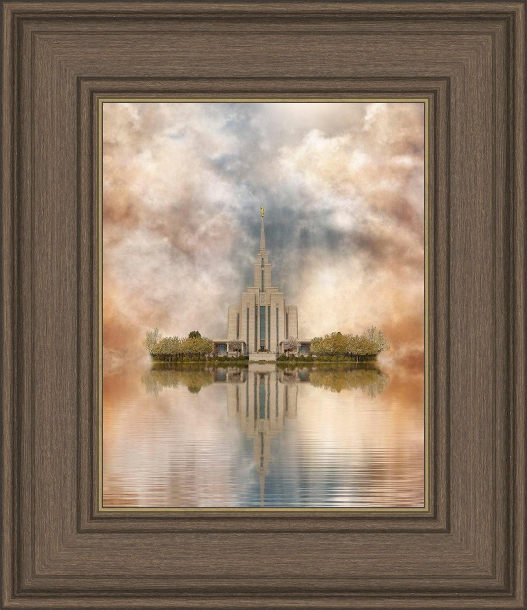 Millennial Reflection Oquirrh Mountain Temple