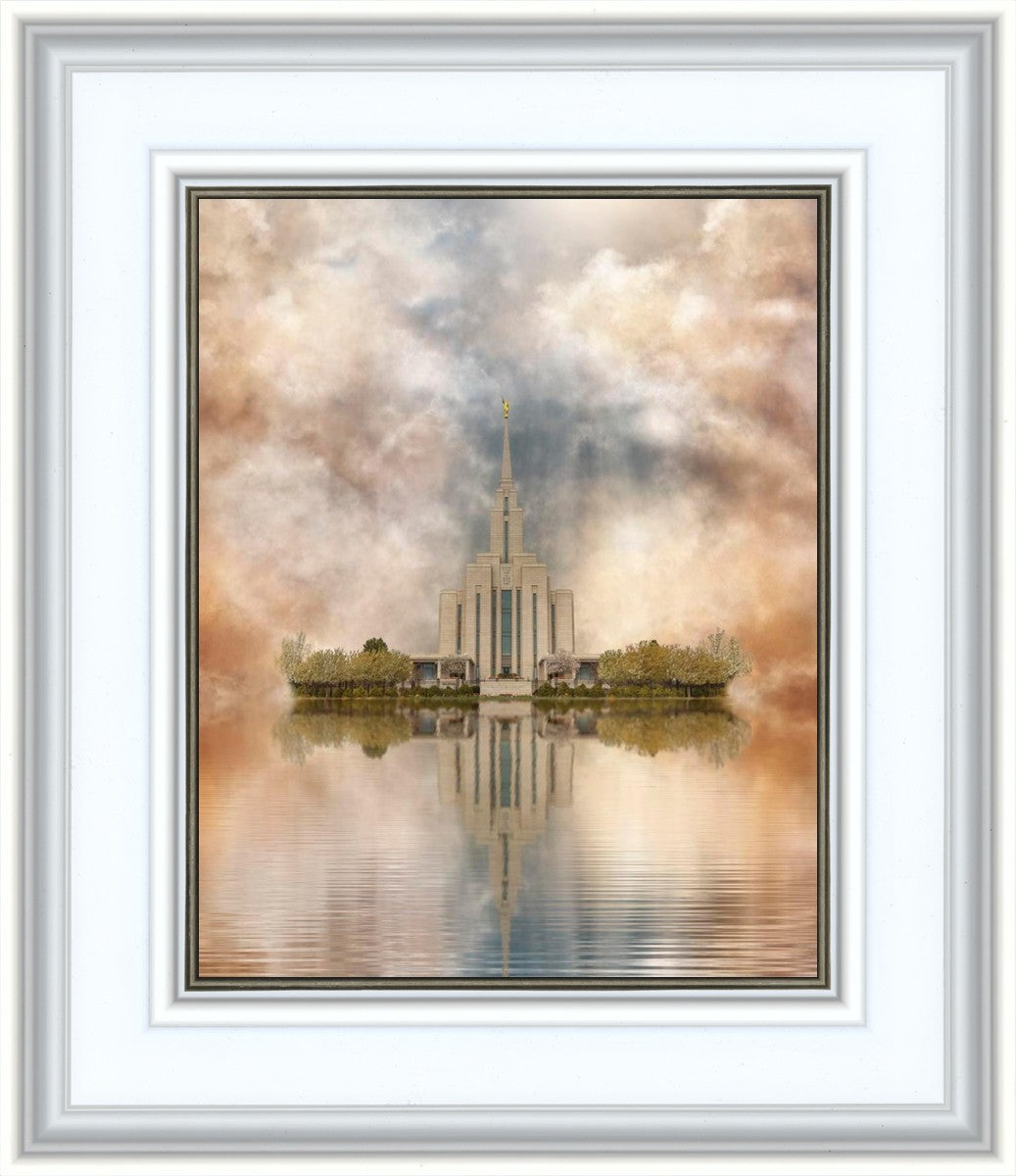 Millennial Reflection Oquirrh Mountain Temple