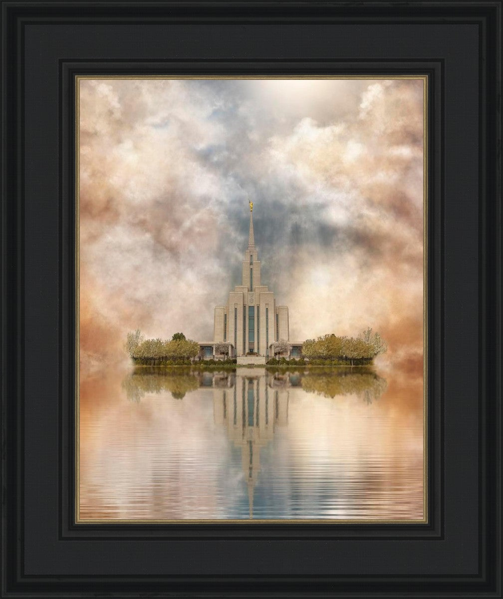 Millennial Reflection Oquirrh Mountain Temple