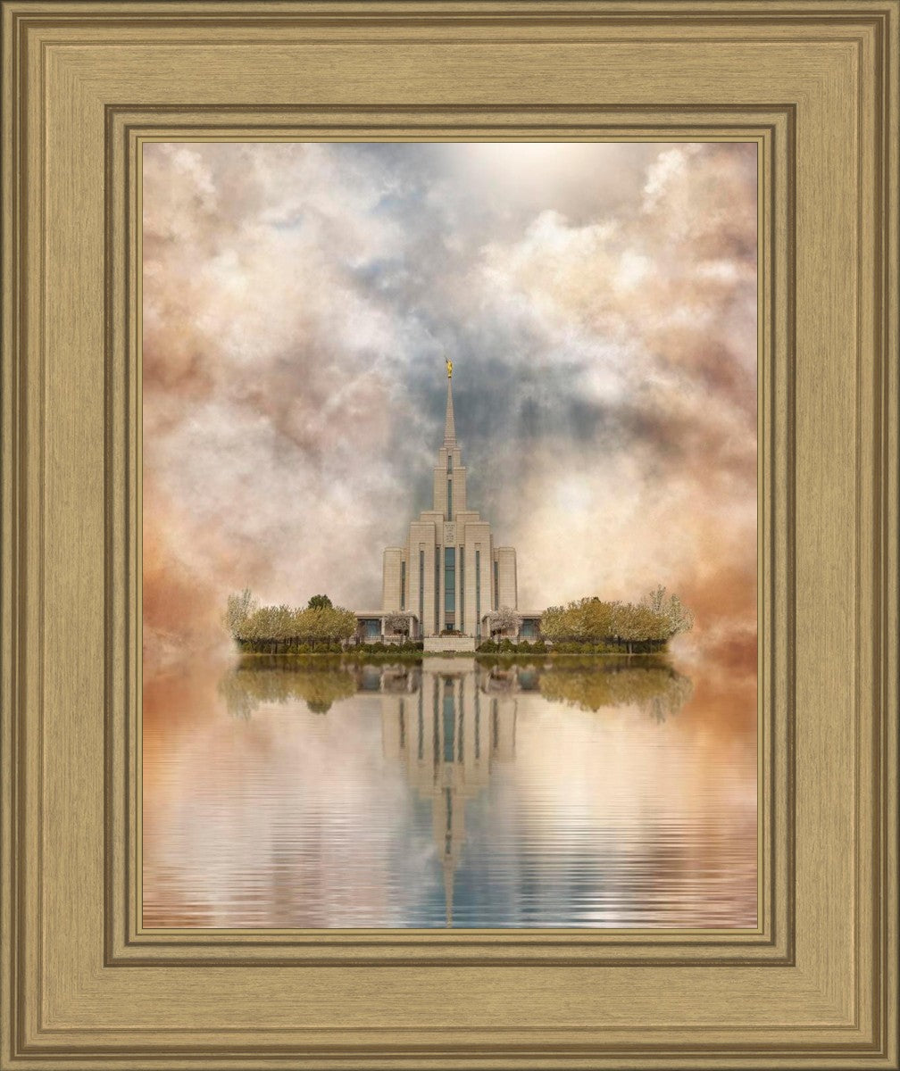 Millennial Reflection Oquirrh Mountain Temple