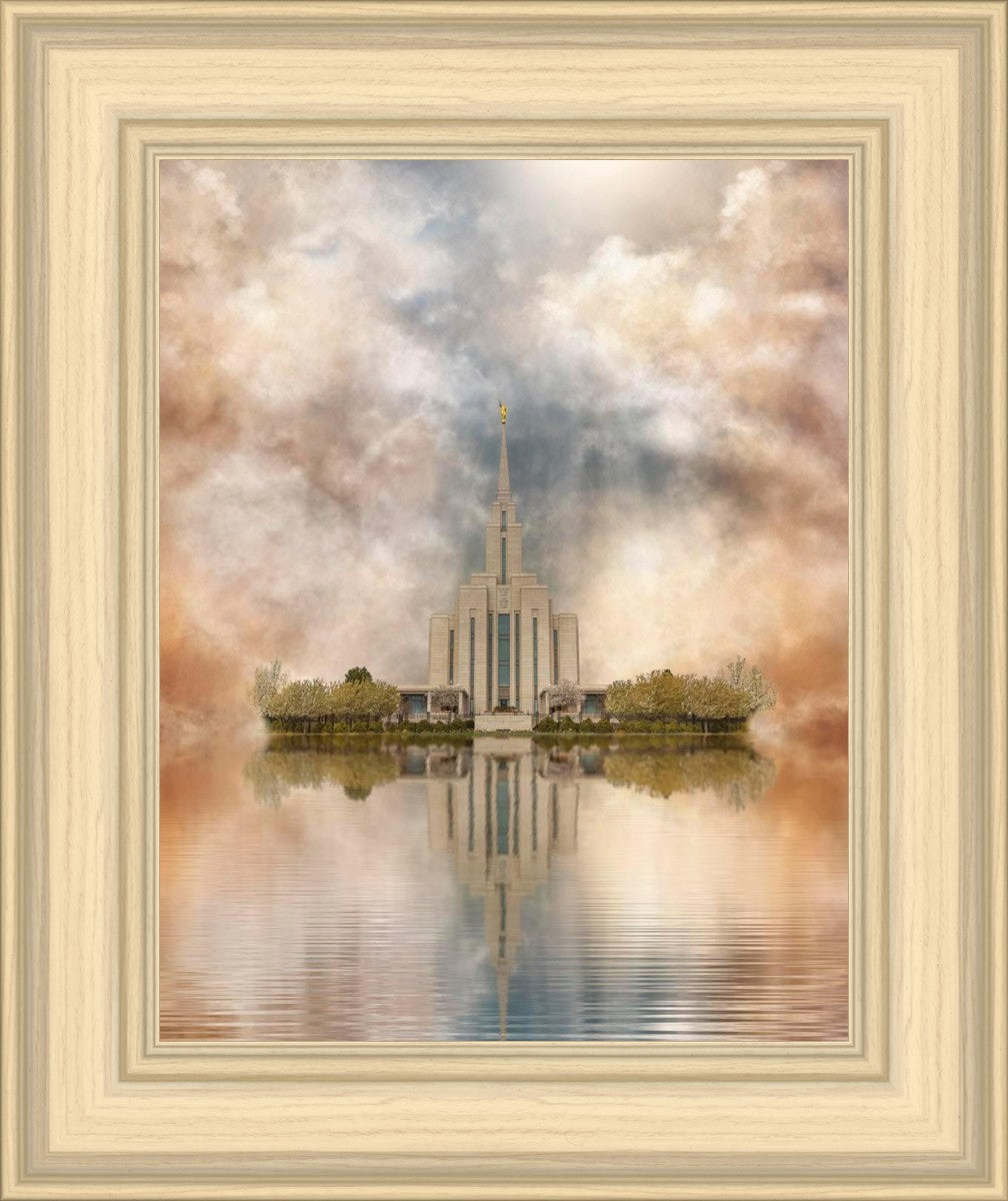Millennial Reflection Oquirrh Mountain Temple