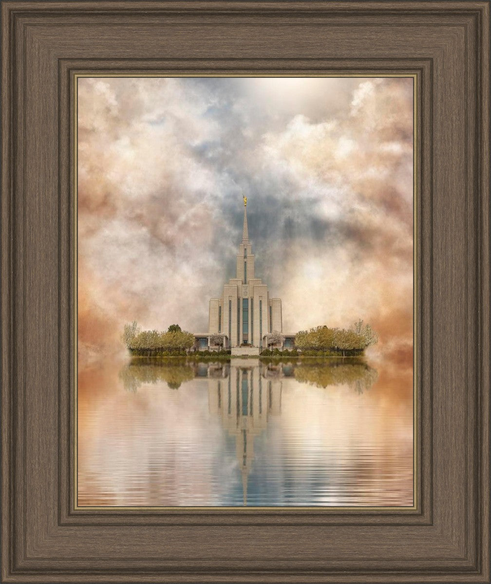 Millennial Reflection Oquirrh Mountain Temple