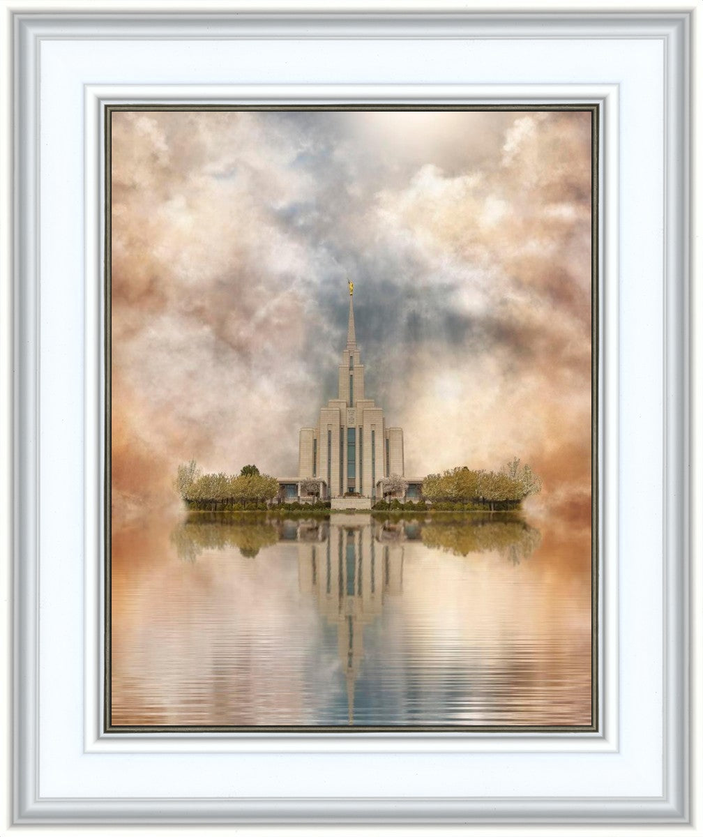 Millennial Reflection Oquirrh Mountain Temple