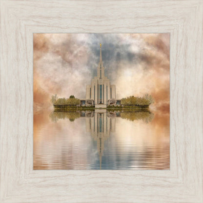 Millennial Reflection Oquirrh Mountain Temple