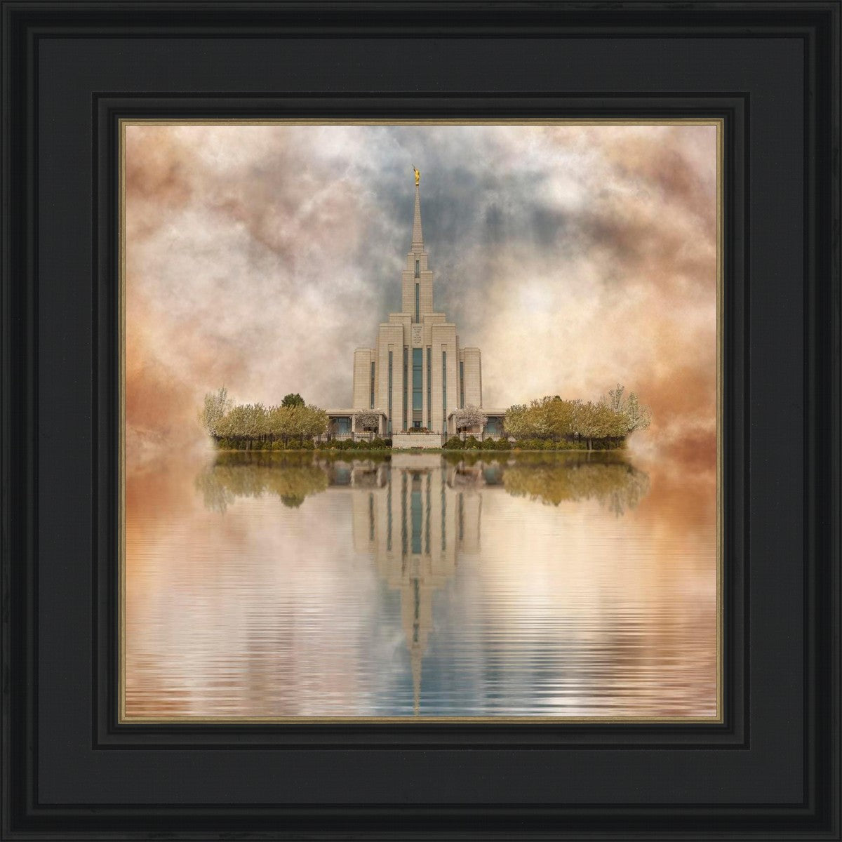 Millennial Reflection Oquirrh Mountain Temple