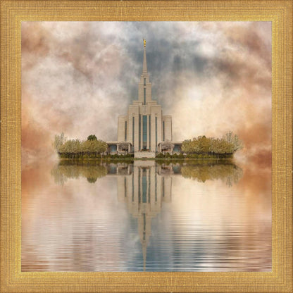 Millennial Reflection Oquirrh Mountain Temple