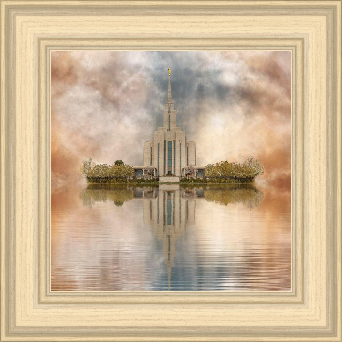 Millennial Reflection Oquirrh Mountain Temple