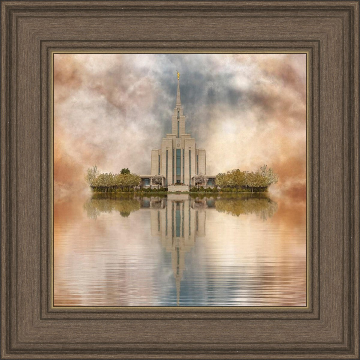 Millennial Reflection Oquirrh Mountain Temple