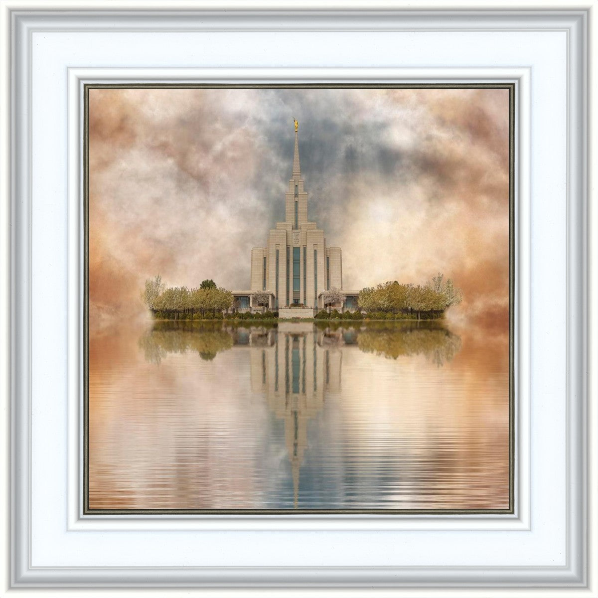 Millennial Reflection Oquirrh Mountain Temple