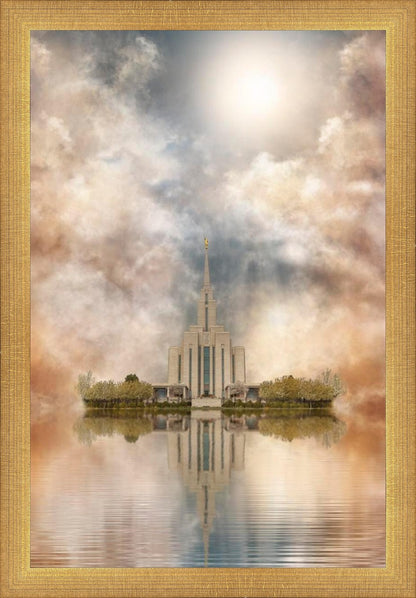 Millennial Reflection Oquirrh Mountain Temple