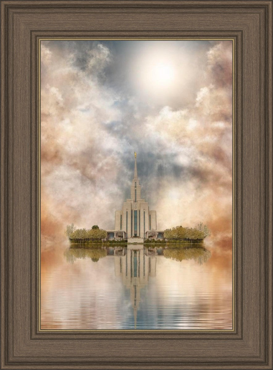Millennial Reflection Oquirrh Mountain Temple