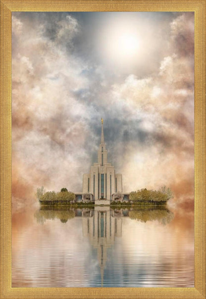 Millennial Reflection Oquirrh Mountain Temple