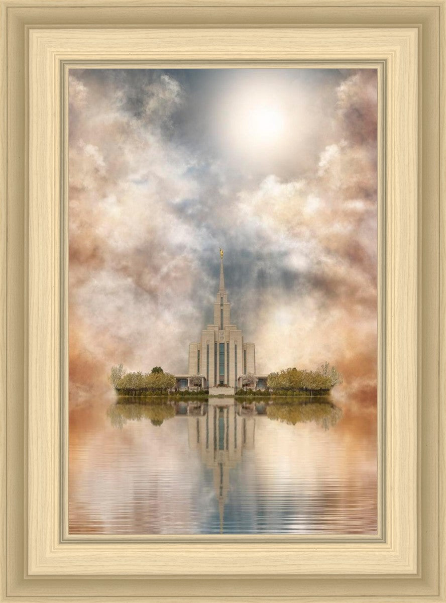 Millennial Reflection Oquirrh Mountain Temple