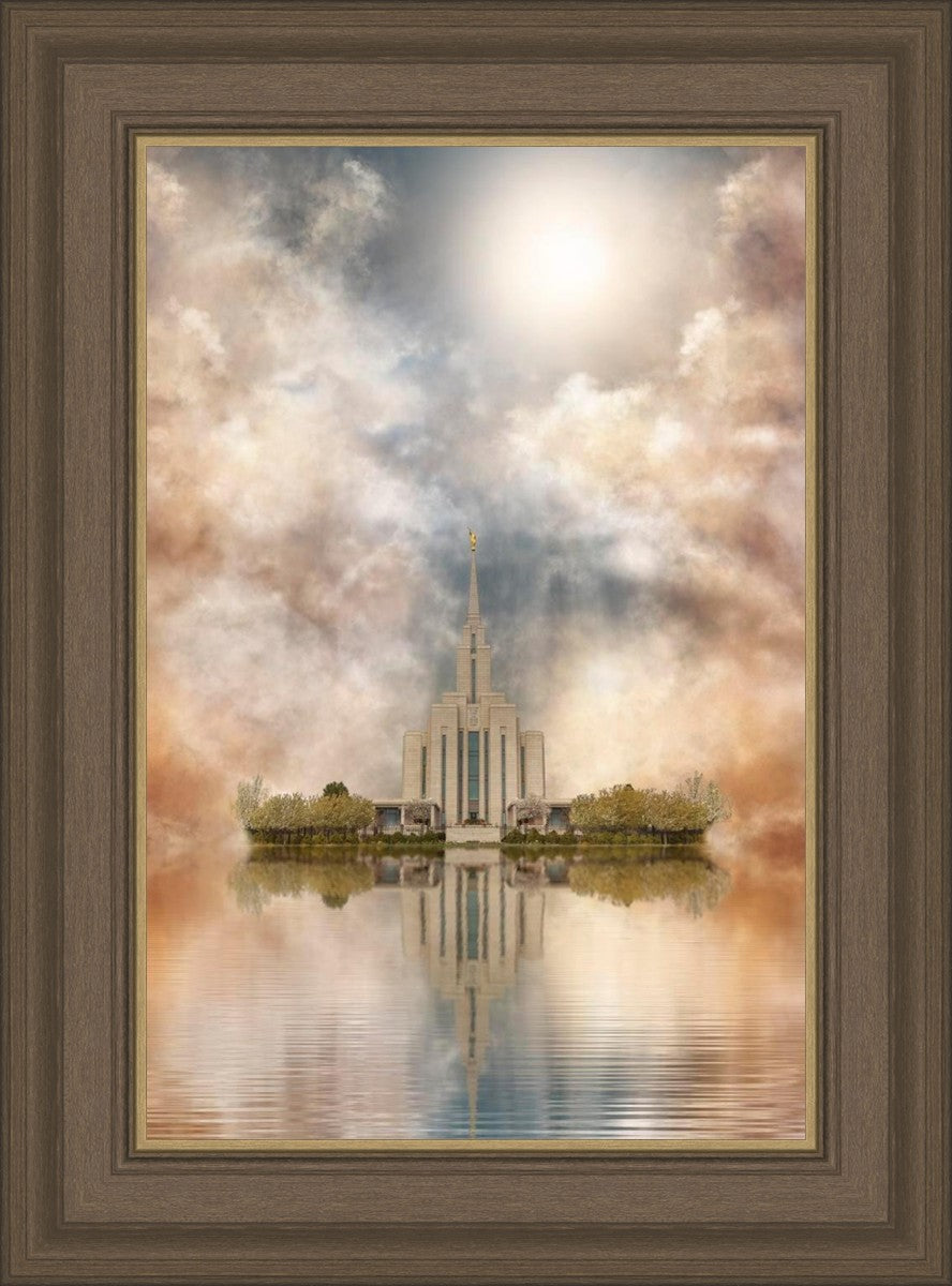 Millennial Reflection Oquirrh Mountain Temple