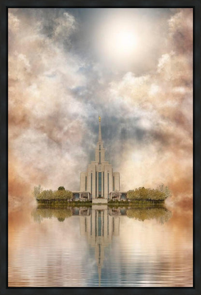 Millennial Reflection Oquirrh Mountain Temple