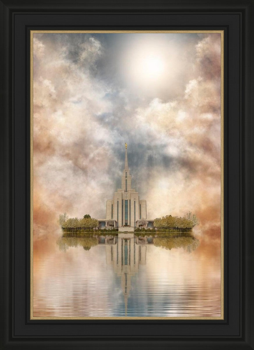 Millennial Reflection Oquirrh Mountain Temple