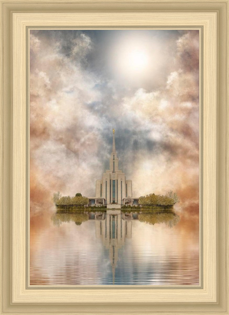 Millennial Reflection Oquirrh Mountain Temple