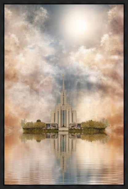 Millennial Reflection Oquirrh Mountain Temple