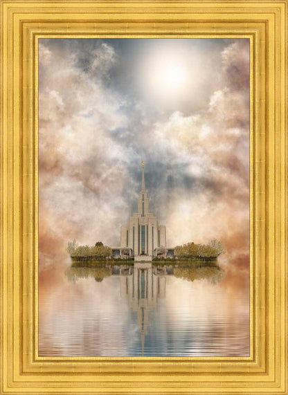 Millennial Reflection Oquirrh Mountain Temple