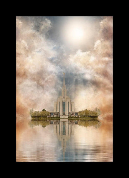 Millennial Reflection Oquirrh Mountain Temple