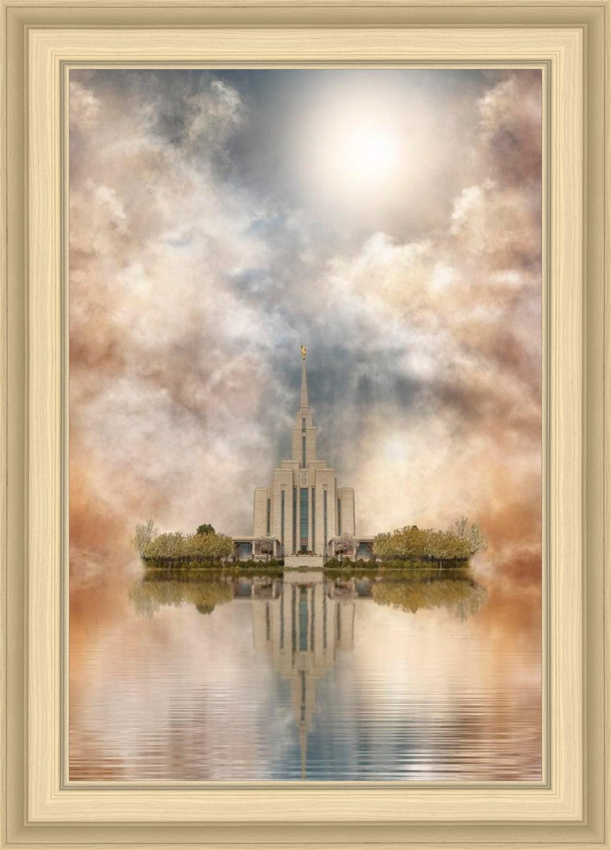 Millennial Reflection Oquirrh Mountain Temple